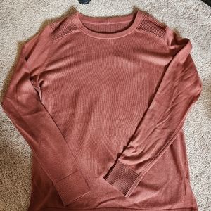 NWOT Lululemon open back sweater, size 12.